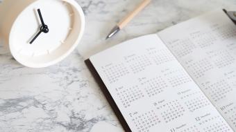スケジュール帳のイメージ画像