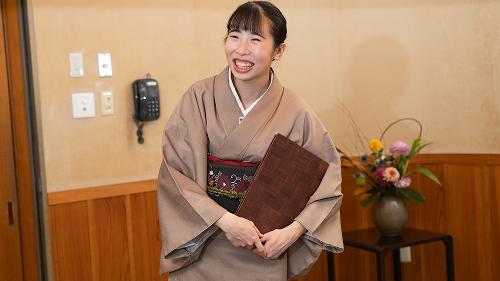強羅 花扇に就職 M.Kさん 2022年3月卒業　取材時期 2024/11